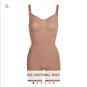 SKIMS sculpting body suit with open gusset